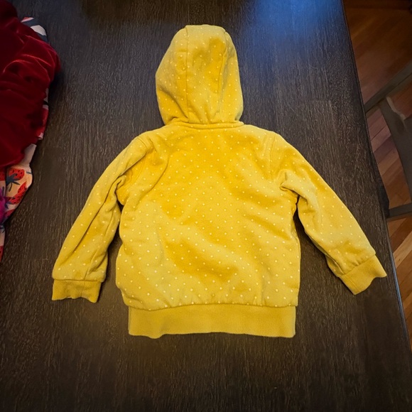 Baby Boden Yellow Polka Dot Hoodie with Duck Design - Picture 3 of 5